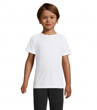 Logotrade liikelahja mainoslahja kuva: SPORTY Lasten T paita 140g