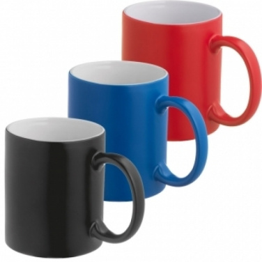 Logo trade liikelahja mainoslahja tuotekuva: Keraaminen kuppi LISSABON 300 ml