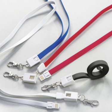 Logo trade liikelahjat tuotekuva: Nauha usb-kaapelilla LE PORT