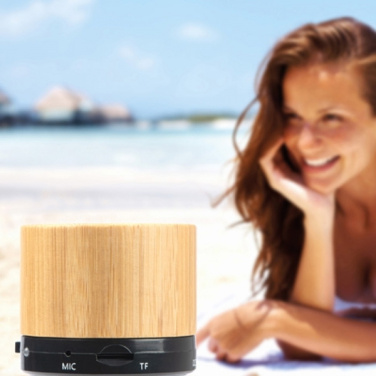 Logo trade liikelahjat mainoslahjat kuva: Bambu Bluetooth-kaiutin FLEEDWOOD
