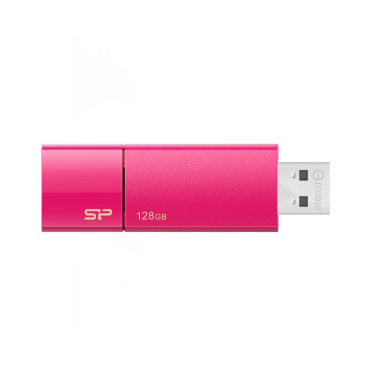 Logo trade liikelahjat mainoslahjat kuva: Pendrive Silicon Power 3.0 Blaze B05, pinkki