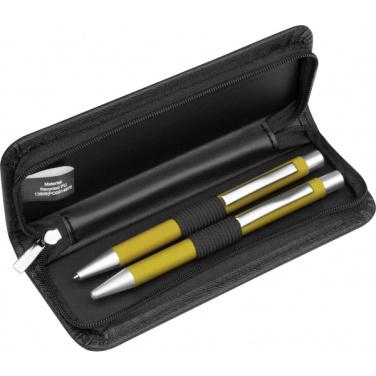 Logo trade liikelahja mainoslahja tuotekuva: Kirjoitussetti soft touch Uppsala