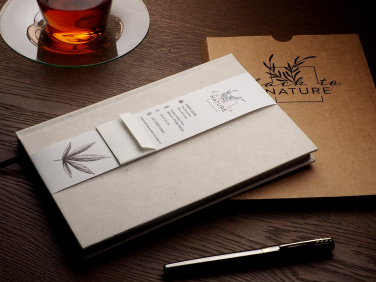 Logo trade mainoslahja kuva: Kierrätetty hamppu Notebook 209734300