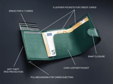 Logotrade liikelahja mainoslahja kuva: RFID lompakko 618131