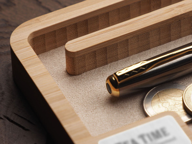 Logo trade liikelahja mainoslahja tuotekuva: Puinen työpöydän järjestäjä 1818292