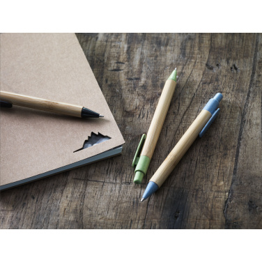 Logotrade liikelahja tuotekuva: Bamboo Wheat Pen vehnäolki kuulakärkikynä