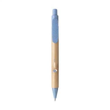 Logotrade mainostuote tuotekuva: Bamboo Wheat Pen vehnäolki kuulakärkikynä