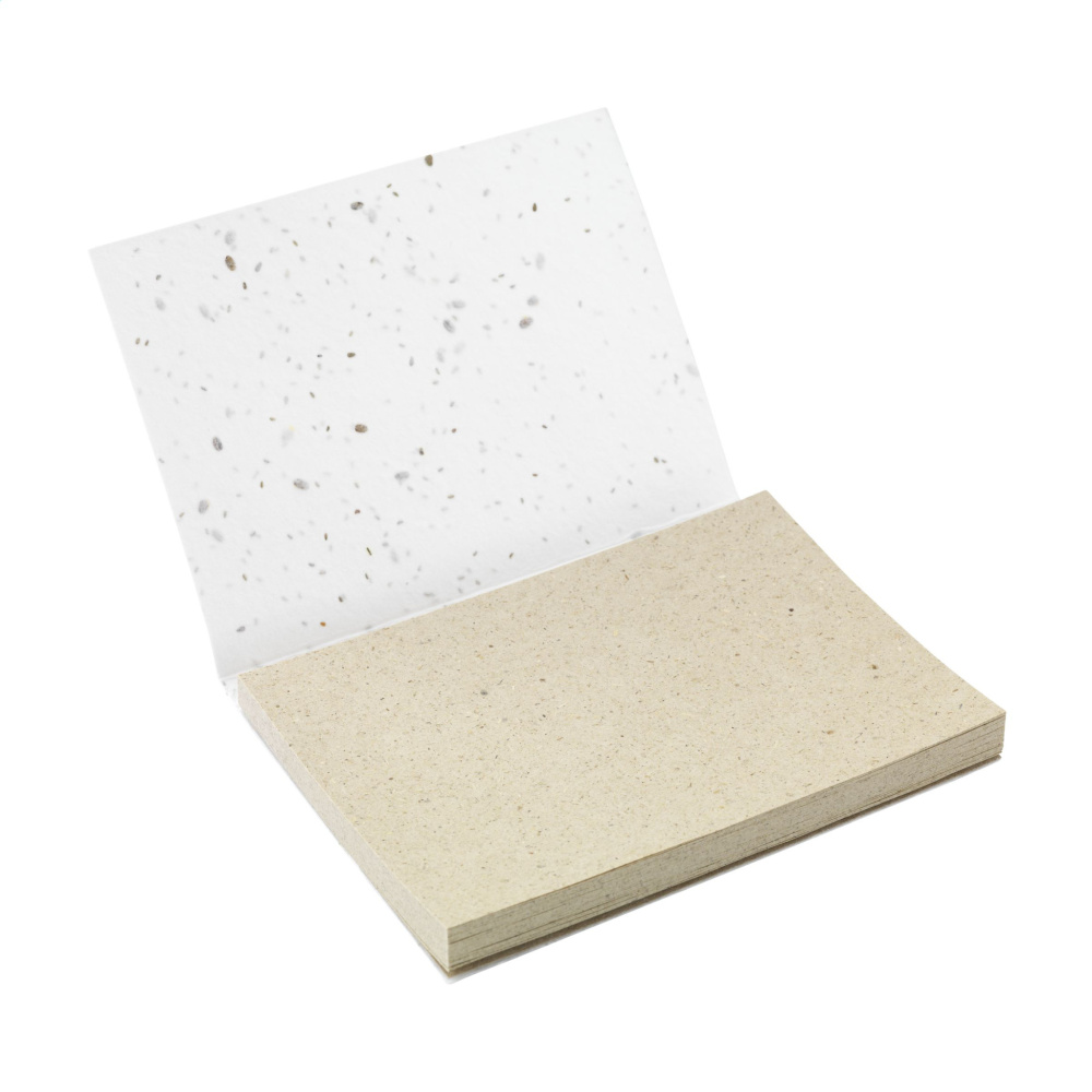 Logotrade mainoslahja tuotekuva: Seed Paper Sticky Notes -muistiolehtiö
