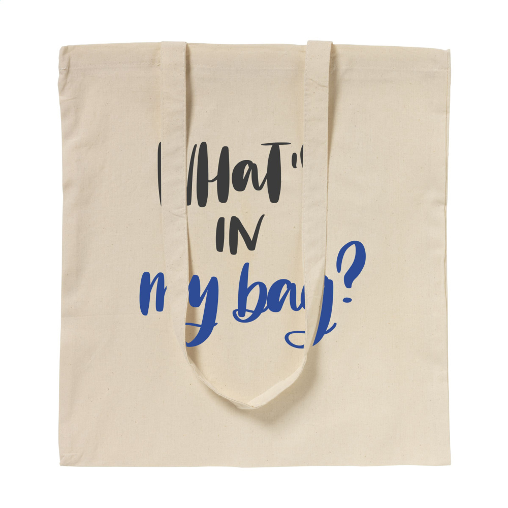 Logotrade liikelahjat kuva: ShoppyBag (100 g/m²) pitkäkahvainen puuvillakassi