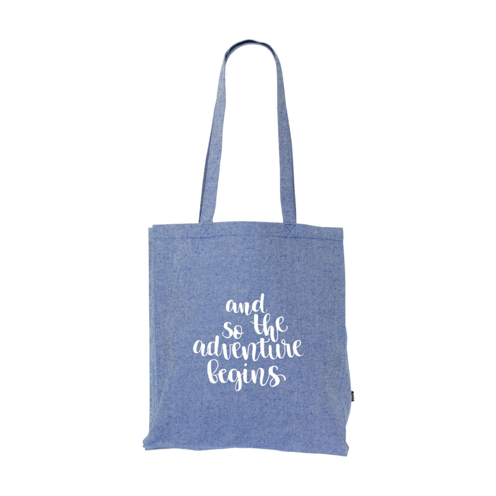 Logo trade liikelahja mainoslahja tuotekuva: Melange Shopper GRS kierrätetty kangaskassi (280 g/m²).