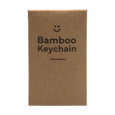 Logo trade liikelahjat tuotekuva: Bamboo Key Circle avaimenperä