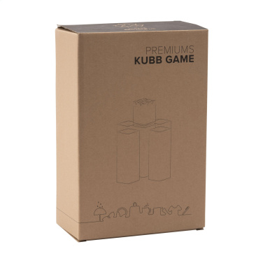 Logo trade mainoslahjat ja liikelahjat kuva: Kingdom Kubb -ulkopeli
