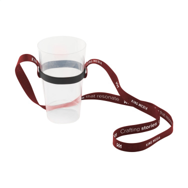 Logotrade mainostuote tuotekuva: Lanyard Sublimation RPET 1,5 cm Mukin pidikkeellä