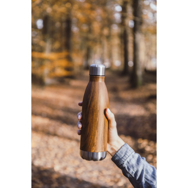 Logotrade liikelahja mainoslahja kuva: Topflask Wood 500 ml juomapullo