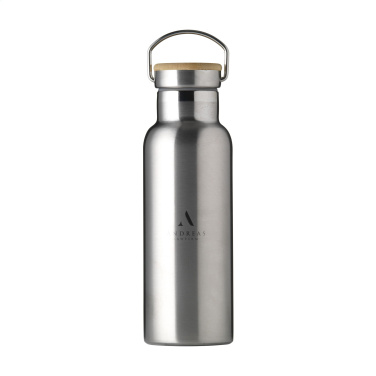 Logotrade mainoslahja tuotekuva: Nordvik RCS Recycled Steel 500 ml juomapullo