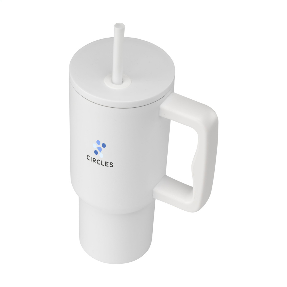 Logo trade mainostuotet tuotekuva: Rhino RCS Kierrätetty teräskuppi 900 ml