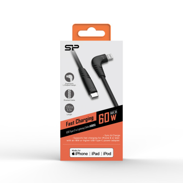 Logo trade mainostuote kuva: TIEDONSIIRTOKAAPELI Boost Link Nylon LK50CL Type C Lightning