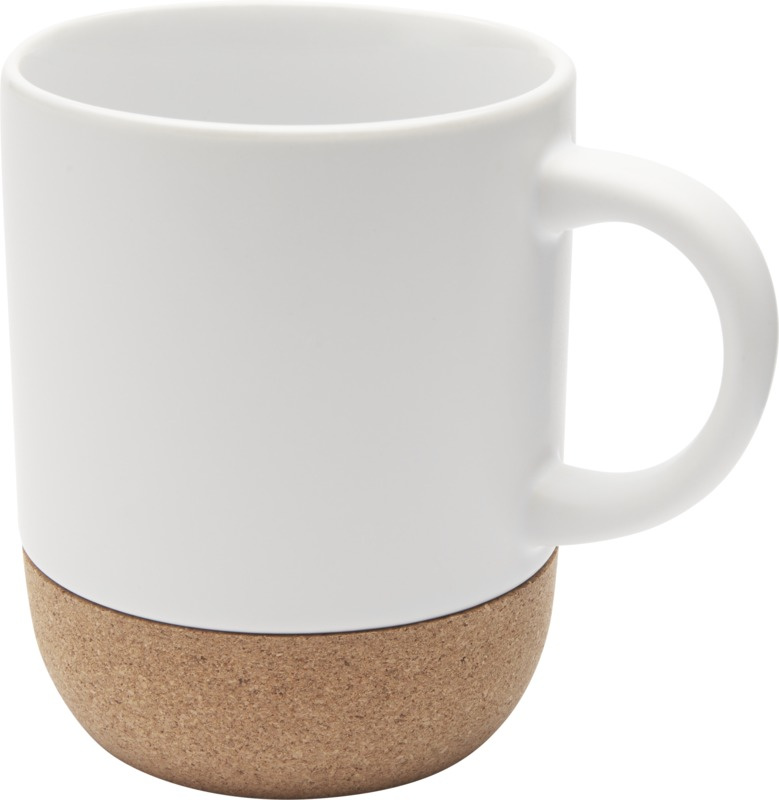 Logotrade mainoslahjat kuva: Billie 300 ml:n keraaminen sublimaatiomuki korkkiyksityiskohdilla