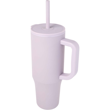 Logotrade mainostuotet kuva: Brady 900 ml:n RCS-sertifioitu eristetty juomamuki silikonipillillä