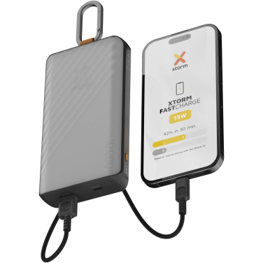 Logotrade mainostuote tuotekuva: Xtorm XG2S101 Go2 aurinkovaravirtalähde valolla, 10 000 mAh ja 15 W