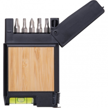 Logotrade mainostuotet kuva: 3 metrin mittanauha ja vatupassi HALIFAX