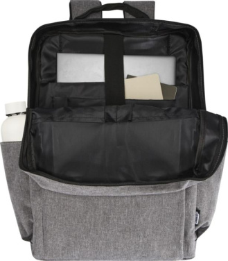 Logo trade mainostuote kuva: Libra 15” GRS-kierrätetty reppu kannettavalle 15 l