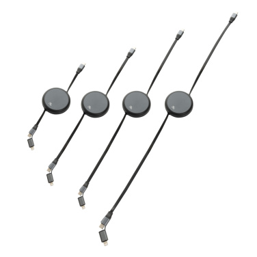 Logotrade mainoslahjat kuva: Terra RCS 240W kierrätysalumiini 2 in 1 vetokaapeli