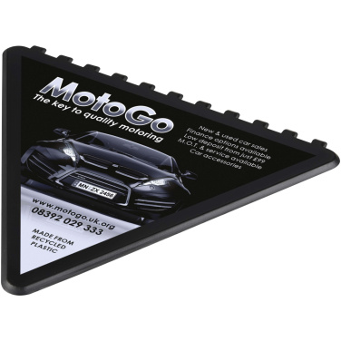 Logo trade mainostuote kuva: Frosty triangular recycled plastic ice scraper