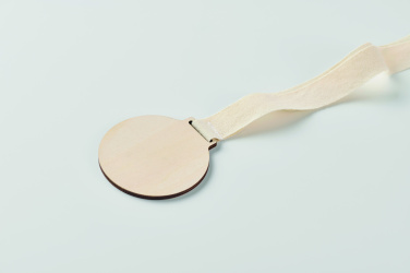 Logo trade liikelahjat mainoslahjat kuva: Puinen mitali