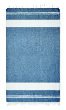 Logo trade mainoslahja kuva: Rantakassi hamam-pyyhkeellä