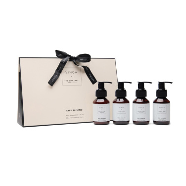 Logotrade mainoslahja tuotekuva: VINGA x TGL -vartalo- ja käsienhoitosetti