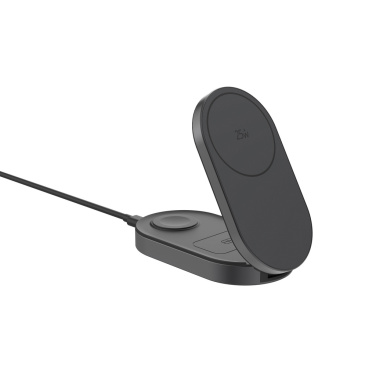 Logo trade liikelahjat tuotekuva: Quantum ultra-nopea 3-in-1 25 W taitettava langaton laturi