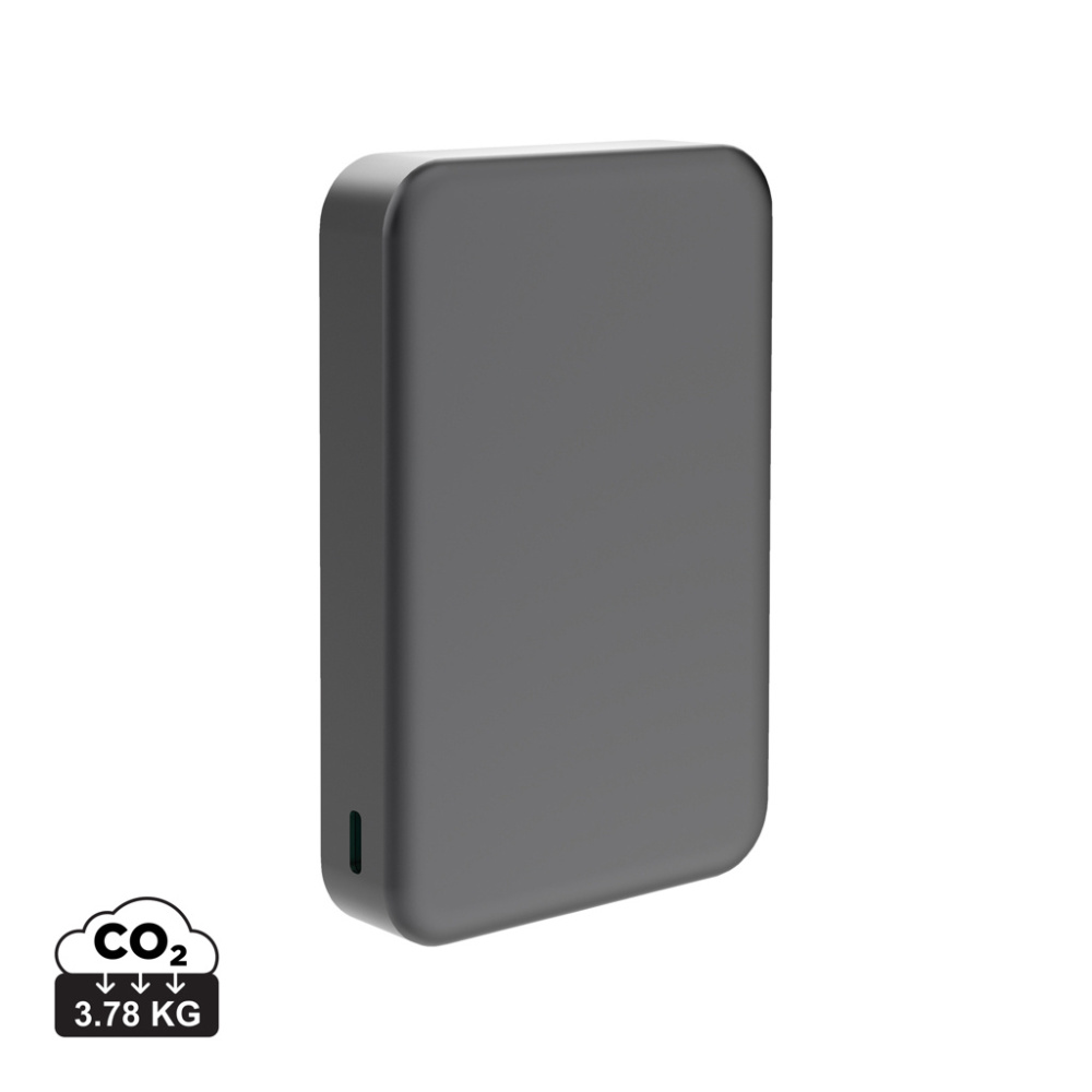 Logo trade mainoslahjat tuotekuva: Quantum ultra-nopea 10 000 mAh magneettinen 25 W powerbank.
