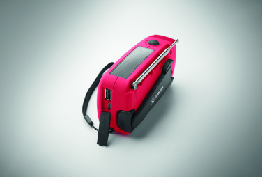 Logo trade mainostuotet tuotekuva: Radio SOS LED-taskulampulla