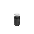 Mepal Ellipse 750+300 ml:n eristetty lounasrasia, Musta