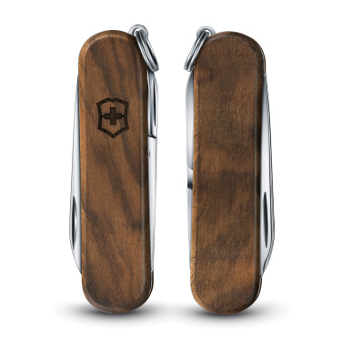 Logotrade liikelahjat kuva: VICTORINOX-taskuveitsi Classic SD Wood, 5 toimintoa