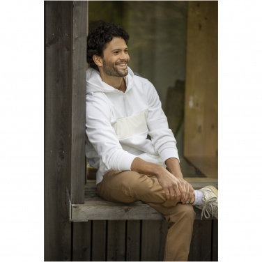 Logotrade reklaminiai produktai nuotrauka: Sayan vyriškas megztinis su pusiau užtrauktuku su gobtuvu