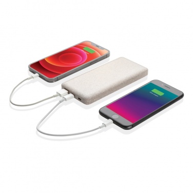 Logotrade verslo dovanos nuotrauka: 10 000 mah kviečių šiaudų maitinimo blokas
