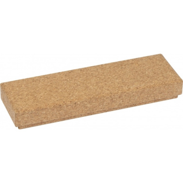 Logotrade firminės dovanos nuotrauka: Susukamas tušinukas iš metalo ir kamštienos LILLEHAMMER