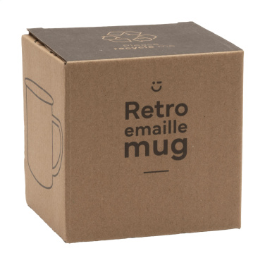 Logotrade verslo dovanos nuotrauka: Retro emalio puodelis 350 ml
