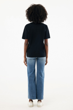 Logotrade dovana nuotrauka: IQONIQ Nikko sunkūs perdirbtos medvilnės marškinėliai