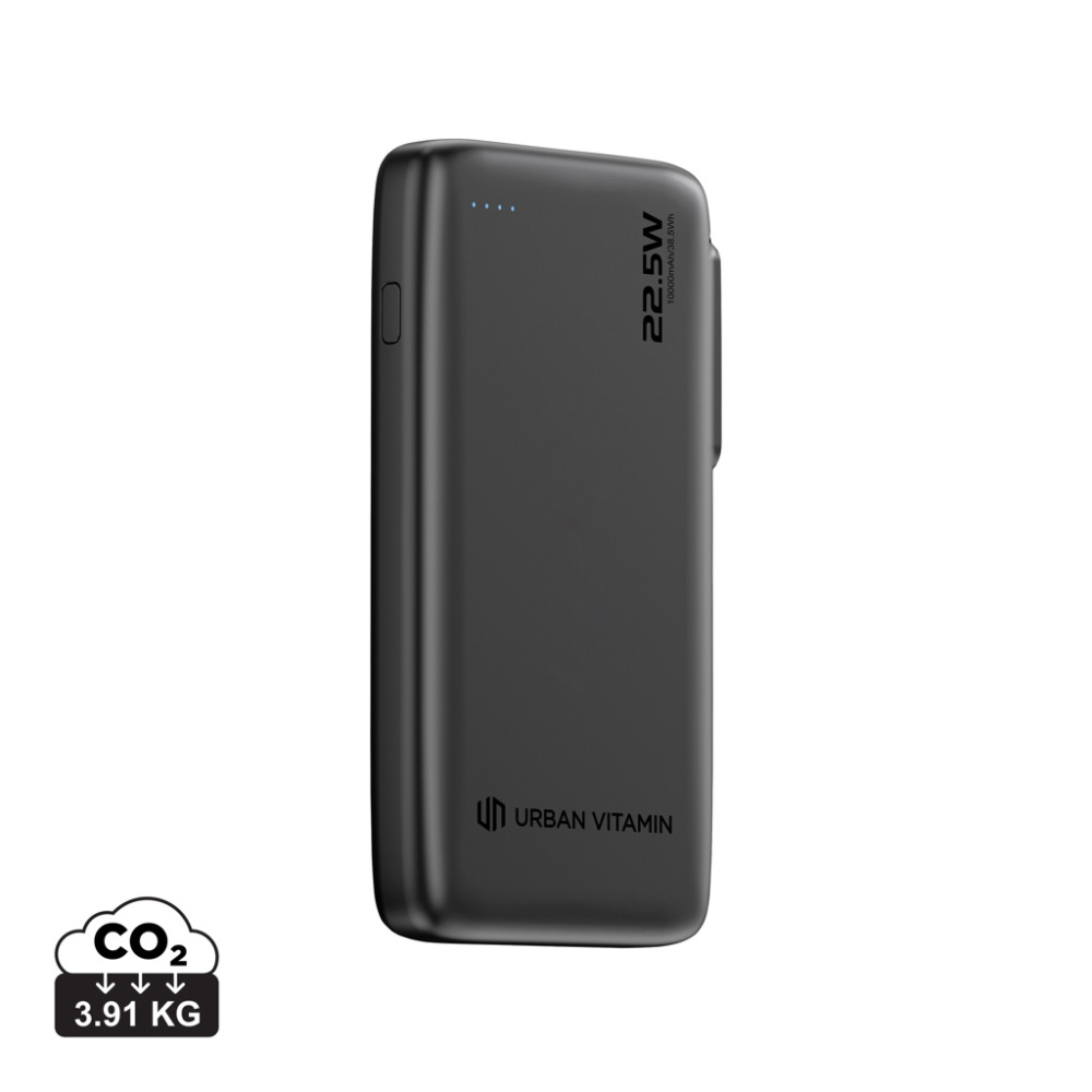 Logotrade verslo dovanos nuotrauka: Miesto vitaminas Emeryville 20W 10.000mAh išorinė baterija
