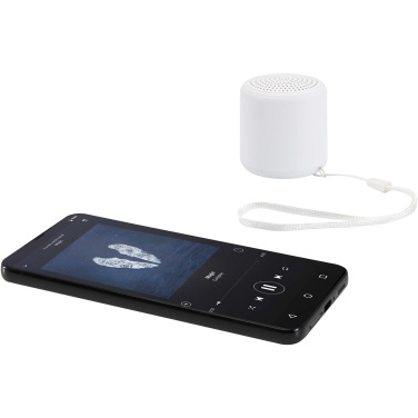 Logotrade verslo dovanos nuotrauka: „Velkis“ 3 W perdirbto plastiko belaidis „Bluetooth®“ garsiakalbis