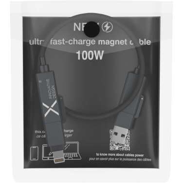 Logotrade reklaminiai produktai nuotrauka: SCX.design C59 100W magnetinis silikoninis įkrovimo laidas