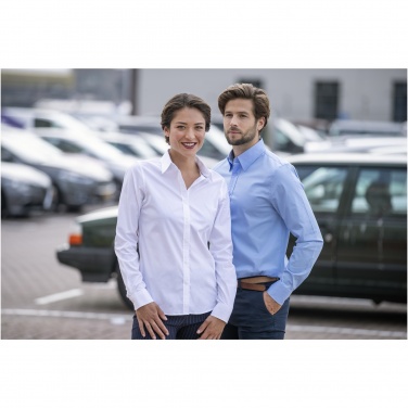 Logotrade biznesa dāvanas foto: Hamell sieviešu krekls ar garām piedurknēm