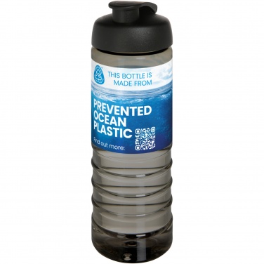 Logotrade dāvanas foto: H2O Active® Eco Treble 750 ml sporta pudele ar pārslēdzamu vāku