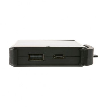 Logotrade dāvanas foto: Skywave RCS rplastic saules enerģijas banka 5000 mAh 10W bezvadu