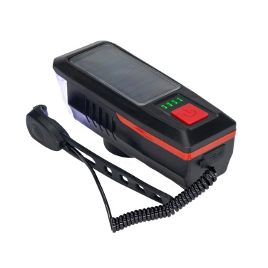 Logotrade dāvanas foto: Saules velosipēda lukturis ar skaņas signālu, MC-5