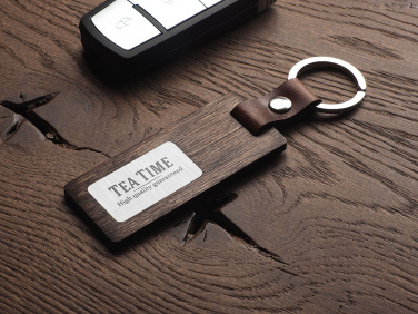 Logotrade biznesa dāvanas foto: Koka atslēgu piekariņš 1853121