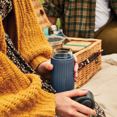 Logotrade korporatīvās dāvanas foto: Black+Blum stikla ceļojumu krūze 340 ml